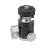 Aluminum alloy Mini Tripod Head 360° Rotation Ball Head for DSLR SLR Camera