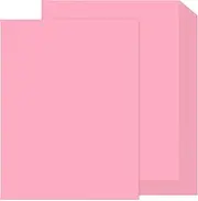 Fainne 150 Sheets Pastel Card Stock Paper, 67lb Cover Medium Weight Cardstock, 8.5 x 11 Inch Paper for Crafts, Coloring, Announcements, Printing at School, Office, Home(Pink)