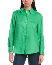 SIMKHAI Johanna Button-Up Linen Top