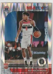2019-20 HOOPS PREMIUM SILVER FLASH PRIZM #206 Rui Hachimura Wizards