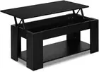 Artiss Coffee Table Lift Up Top Modern Tables Hidden Book Storage Shelf