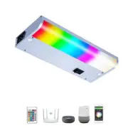 LED Smart Under Cabinet Lights Hardwired or Plug in White and Color Ambiance ...