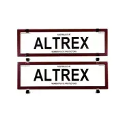 6SERV – Altrex Number Plate Protector Covers - QLD, VIC, TAS, SA, WA & NT Dual