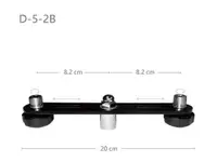 在飛比找樂天市場購物網優惠-Stander D-5-2B 麥克風一轉二輔助架 可架二支麥
