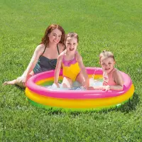 在飛比找Yahoo!奇摩拍賣優惠-美國INTEX57412 熒光三環充氣水池 嬰兒游泳池 海洋