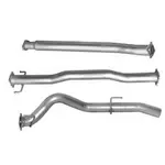 Hulk 4X4 Exhuast Kit to suit Mitsubishi Triton Mq-Mr 2.4L 2015> Dpf Back *No Muffler* All Bodies Stainless Steel - HU4922NM