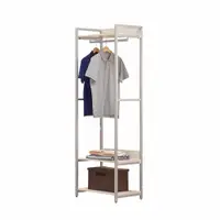 在飛比找PChome24h購物優惠-Bernice-戴米2尺簡約開放式單吊桿衣櫃