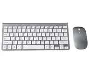 TODO 2.4Ghz Wireless Keyboard Optical Mouse Combo Mac Windows Android - Silver