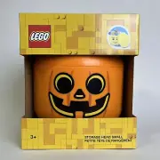 Lego Pumpkin Storage Head Small Jack O Lantern Halloween