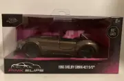 HTF Jada 1:32 Pink Slips Brown 1965 Shelby Cobra 427 S/C ~ SAME DAY BOX SHIP ~