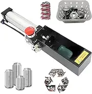 12/16Oz Cylinder Push Valve Cans Crushers, with Automatic Cycle Function, Recycling Tool, Electric Can Crusher, for Recycling Aluminium Soda, Soda Beer, Coke Cans and Plastic Water Bottles