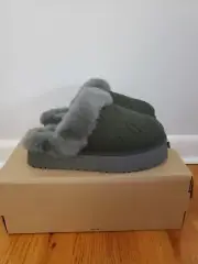 Ugg Disquette Felted Platform Women's Slippers US 9 Forest Night