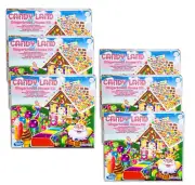Candy Land Holiday House Gingerbread Cookie Kit - Everything Included - 6 PACKS