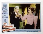 The Remarkable Mr Pennypacker Lobby Card Clifton Webb Dorothy - 1959 Old Photo