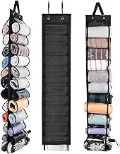 Leggings storage bag storage rack can accommodate leggings or shirts, jeans storage rack, double-sided 24 grid black storage bag