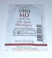 EltaMD Skincare UV Skin Recovery SPF 50 Face Sunscreen 0.07oz / 2g Sample 11/26