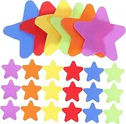 Tofficu 30Pcs Star Carpet Markers for Classroom Floor Spots for Sitting Dots for Sensory Learning Safe for Preschool Homeschool Use
