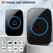 Wireless Doorbell Chime Ding-Dong Doorbell Receiver & Remote Buttons US Plug
