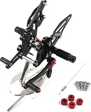 Arashi Rearsets Footrests FootPegs for Kawasaki Ninja 300 EX300B ABS / EX300A/ EX300 ABS/ EX300A / SE 2013-2017 Motorcycle Accessories Adjustable Foot Peg Rest 2014 2015 2016 Black 2014 2015 2016