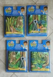 LOT (4 ) Go Diego Go Nick Jr Removable Self Stick Wall Border 5" X 15'