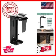 Under Desk Computer Mount with 360 Degree Swivel - CPU Holder for PC Desktop ...