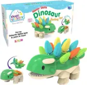 Dinosaur Sorting Toy – Educational STEM Dinosaur Toy for Color Sorting, Counting