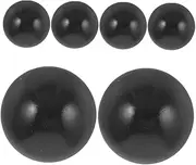 BIUDECO 6pcs Pinball Machine Launches Balls Hands-on Learning Ball Parts Arcade Game Accessories Pinball Machine Replacement Parts Pinball Machine Replacement Balls Black Plastic