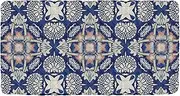 Navy Pattern Portable Toddler Bed Sheet Waterproof Cot Sheet for Sleeper Travel Bed for Kids Camping Cot 50'' x 25'' (Sheet,Bed Not Included)