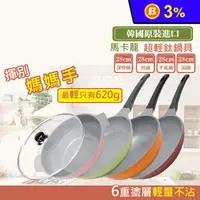 在飛比找生活市集優惠-【Chefrun】韓國超輕量鈦金不沾鍋具 贈品竹製廚具
