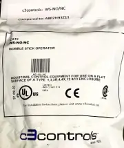 C3CONTROLS WS-NO/NC 3 Position Series Return Wobble Stick Joy Stick Operator