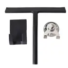 Stainless Steel Bathroom Squeegee Window Wiper Cleaner with Suction Sticky Hook