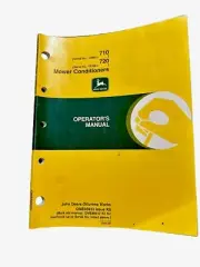 John Deere 710, 720 Mower Conditioners OME95633 Operator's Manual Book