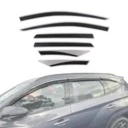Stainless Trim Weather Shields for Hyundai Tucson 2021-Onwards