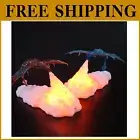 Touch-Sensitive LED Dragon Lamp Set - 2pcs Fire & Ice - Eco-Friendly Night Light