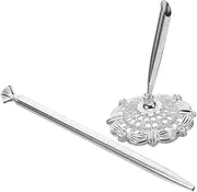 WEKAMOS Bling Hotel Signature Pen Elegant Desktop Writing Tool with Sparkly Design Consistent Ink Flow for Business Men and Hotel Counters Wear Resistant Professional Accessory