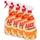 4x Ajax 475ml Spray n Wipe Divine Blends Grease/Stain Cleaner Spray ORNG Blossom