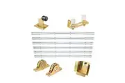 3-12m Sliding Gate Hardware Kit Wheels Steel Track Keeper Roller Guide Stopper