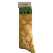 NWT GYMBOREE Sugar Reef 2017 XS 8-10 Pineapple Yellow Fruit Knee High Socks