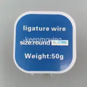 1 Roll Dental Orthodontic Ligature Wire Wires Size 0.2mm 50g for Braces Elastics