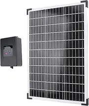 Walmeck Solar Powered Pond Aerator Pump 30W Efficient Oxygenator Fish Aquarium Hydroponics