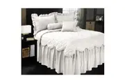 Phase 2 Magnifico Antique White Jacquard Bedspread Set Queen