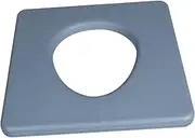 Generic Toilet Seat Commode Panel Elevated Toilet Seat Household Raised Toilet Seat Potty Chairs Panel Elderly Seniors Lightweight Washable Stable