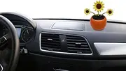 Solar Dancing Sunflower Toy | Solar Sunflower Ornament,Shaking Head Car Ornaments, Solar Powered Car Toy Dashboard Decor for Bedroom, Home, Desk