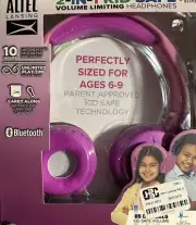Altec Lansing Kids Safe Wireless & Wired Headphones 2-in-1 (MZX250) Purple