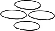 4pcs Water Purifier Silicone Ring for Water Filter Water Filter System Parts Sealing Ring for Water Filter Silicone Seal Gasket Seal Washer Gasket Supply Seal Ring Black