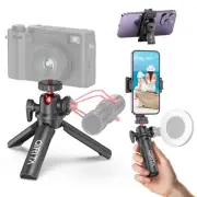 Mini Tripod & Desk Stand, 360° Rotatable Small Tripod Stand with Phone Holder...