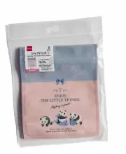 Panda Bear Zip Bags, Cute! treat gift goody bag storage Daiso Japan