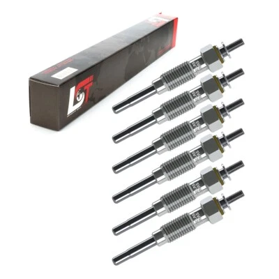 6x Glow Plugs BAR 10.5 Volt for Mitsubishi Jupiter KE36