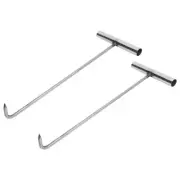 2 Pcs Vault Hooks Outdoor T-hook Heavy Duty Lifting Easy to Clean Man