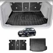 Boot Liner Back Seat Protector Combo for BMW iX3 2023-2025 Heavy Duty Car Seats Kick Mats Cover
